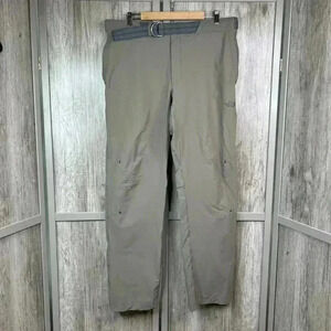 The North Face Pants Sz 38 Outdoor Hiking Belt Buckle Straight Leg